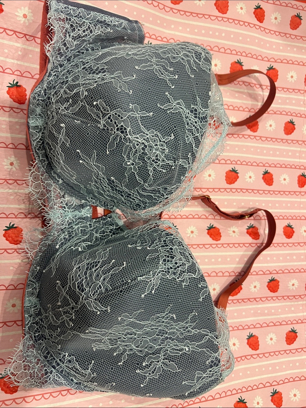 Victoria’ Secret Light Blue Lace Bra size 38 D